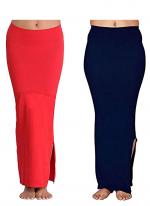 Lycra Pink And Navy Blue Casual Wear Plain Shapewear